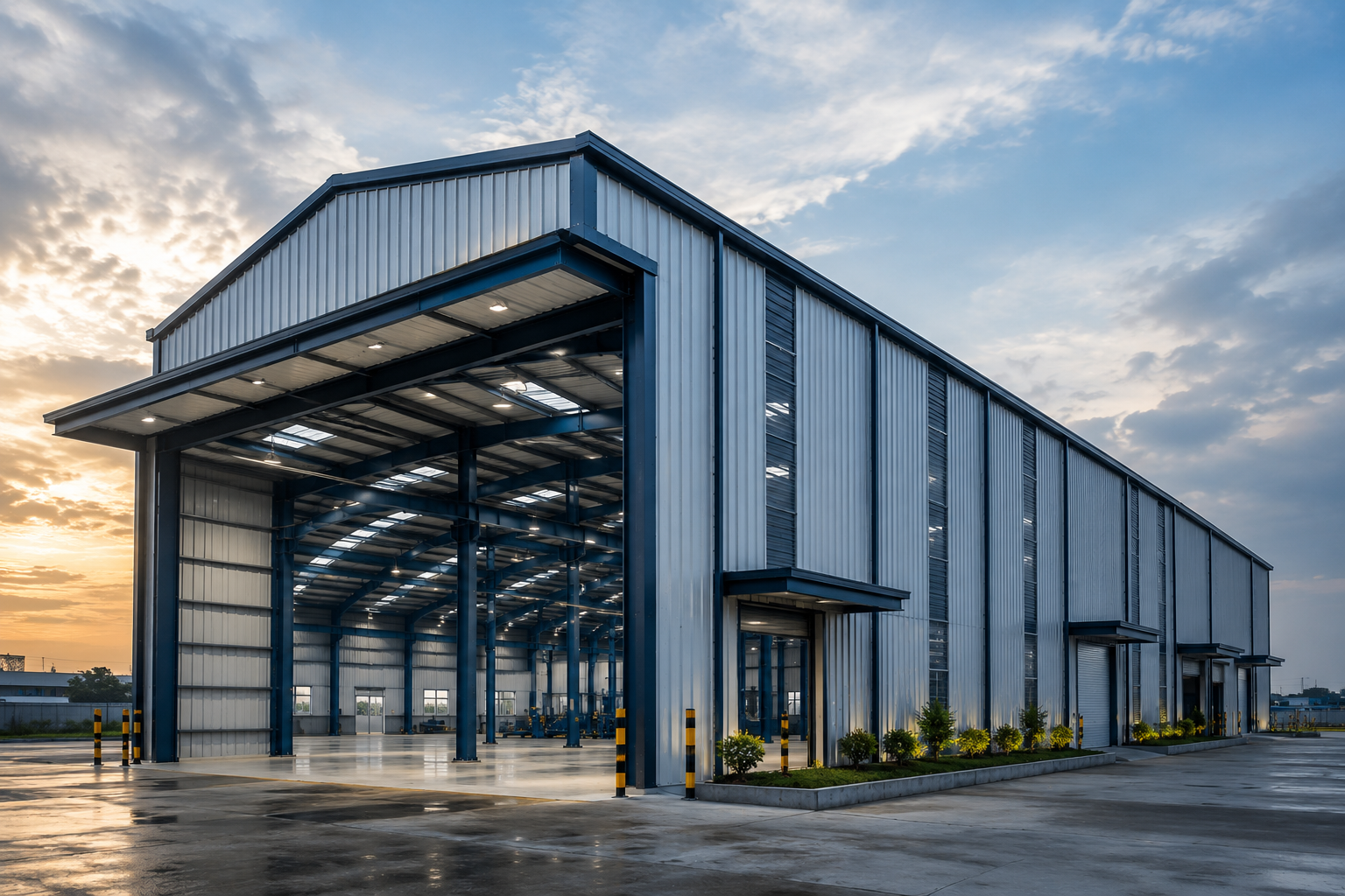 Pre-engineered building interior