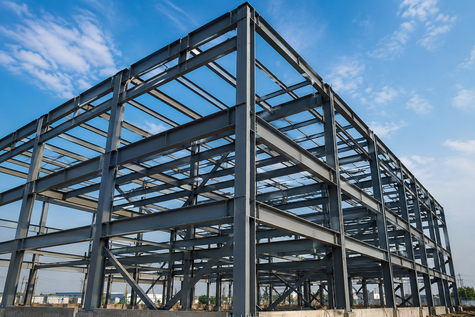 Structural steel framing